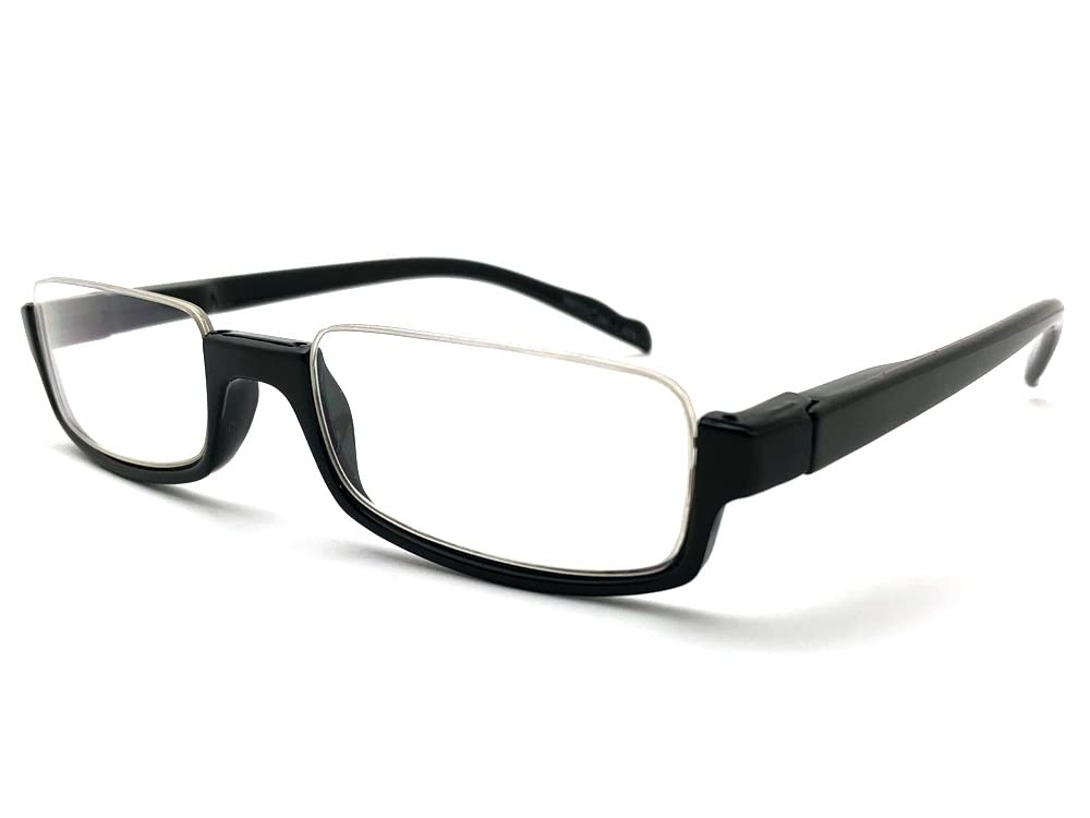 

SQUARE UNDER RIM NARROW SUNGLASS Under Rim Narrow BLACK CLEAR [SPEED ADDICT] (Square Sunglasses) ×
