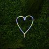 Heart-Shaped Neon Led Lamp White With Usb