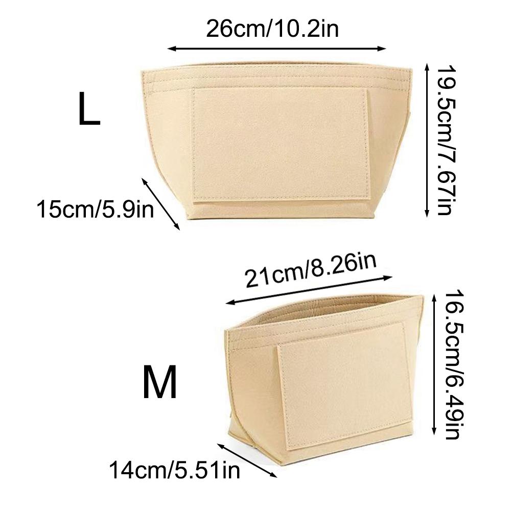 Felt inner bag, large capacity handbag inner bag, travel bag storage bag, felt inner bag