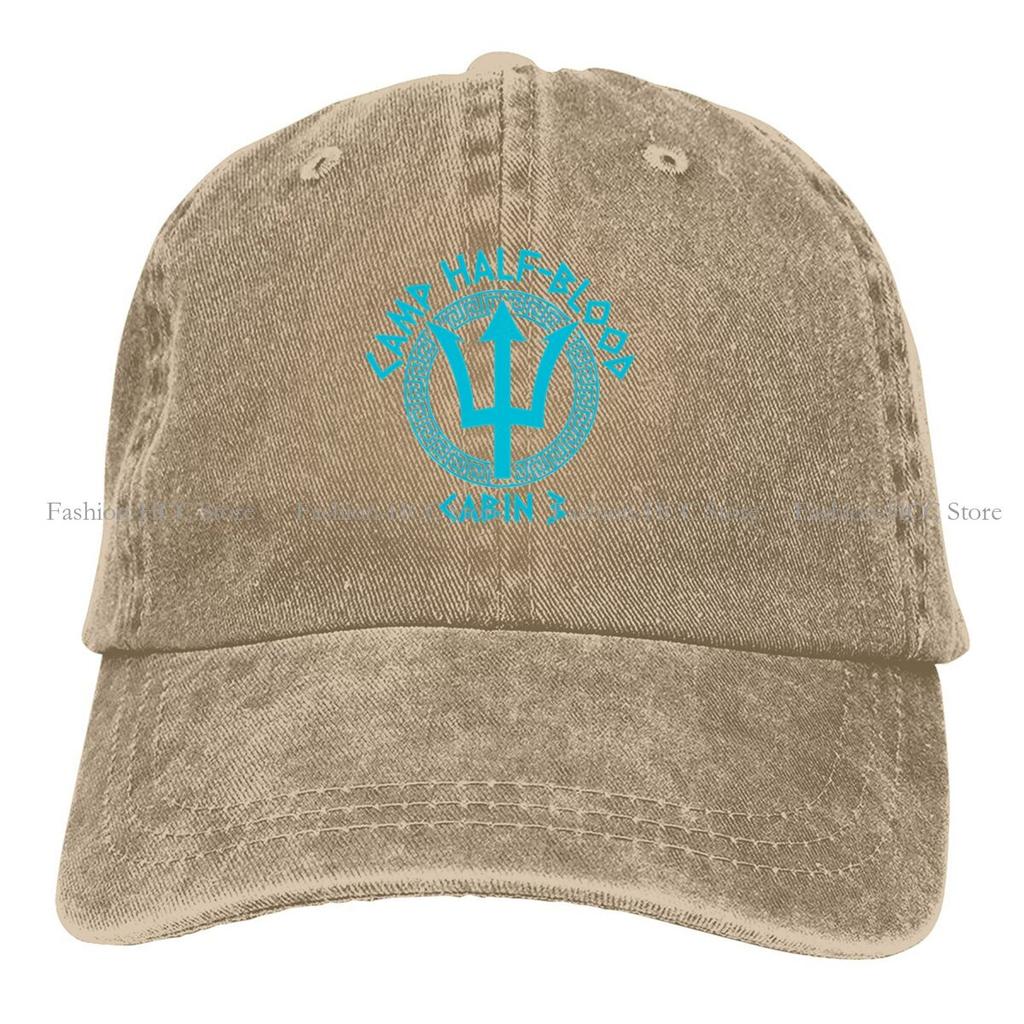 Percy Jackson Multicolor Hat Peaked Cap Cabin 3 Camp Half-Blood Personalized Visor Protection Hats