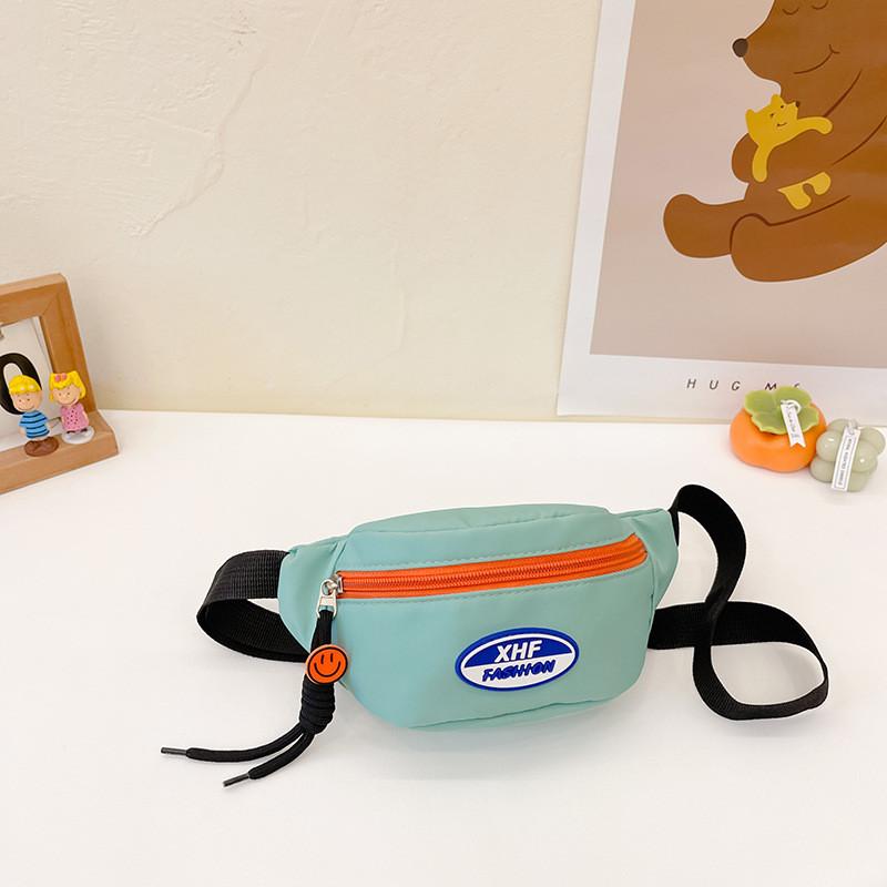 Stylish Kids Sling Bag For Boys And Girls Cool Letter Design Fashionable Crossbody Accessory In Nylon With Durable Features And Fun Colors