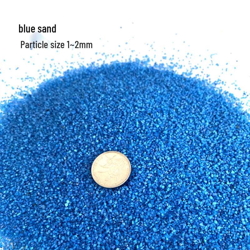 Natürlicher feiner Aquariensand: Natürliche Substratdekoration für Aquarien mit farbigem Kristall und Bachsand