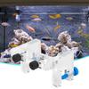 Transparent Acrylic Durable Aquarium Hose Holder Fixed Mount Fish Tank Probe Fixture Rack