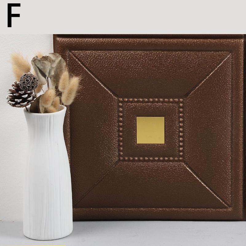 1 x 3D-Wandaufkleber für Wohnzimmer, Hintergrund, Ziegelstein, selbstklebend, 30 x 30 cm, Heimdekoration