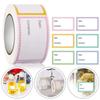 Reusable Write On Labels 3*5cm For Organizing Food In Refrigerator Perfect For Tracking Prepared Meals And Ingredient Batches