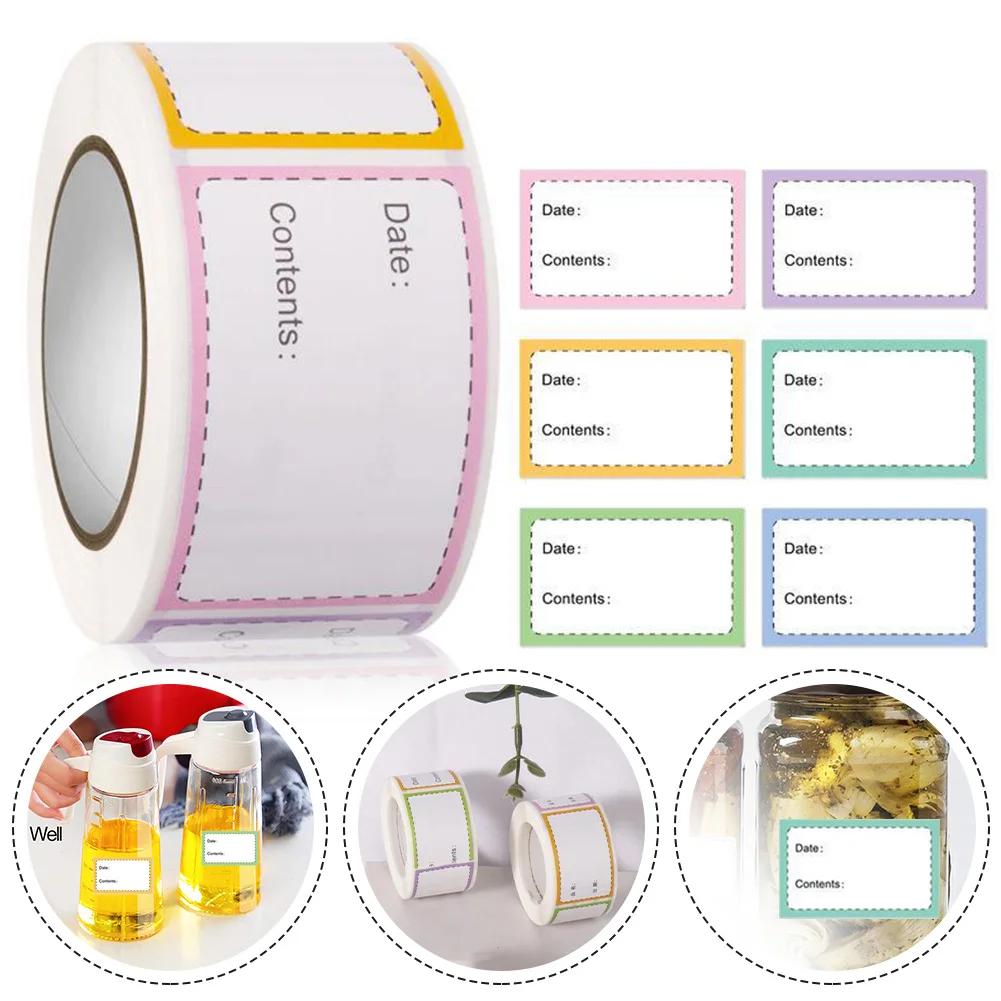 Reusable Write On Labels 3*5cm For Organizing Food In Refrigerator Perfect For Tracking Prepared Meals And Ingredient Batches
