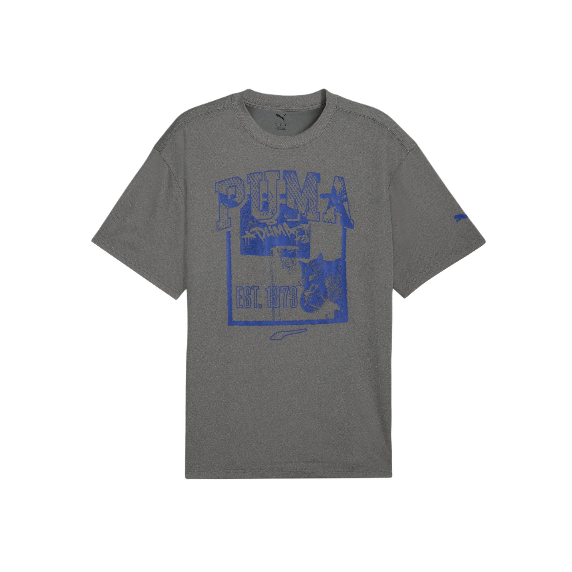 

New PUMA RIVAL RAGE T Shirt Men s Gray 03 685454-03 XXL (190/108A)