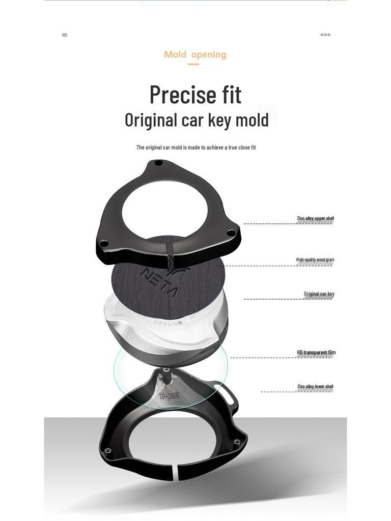 Nezha V & U Pro Car Key Case: High-End, Anti-Drop, Personalized Protection for New Energy Cars