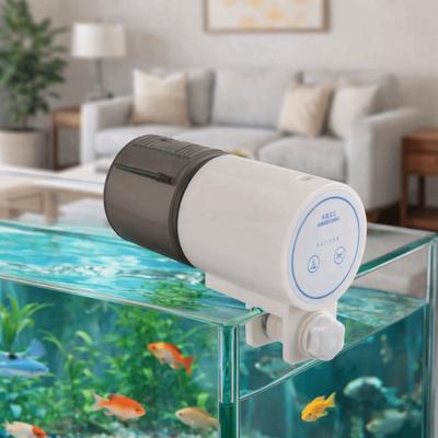 Moisture-Proof Automatic Fish Feeders Large Capacity Electric Smart Timer Feeder Plastic Silent Fish Tanks Feeders Fish Tanks