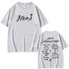 Singer Mora Lo Mismo De Siempre Album Letter Graphic T Shirt Men Women Fashion Harajuku T-Shirt Summer O-Neck Casual Cotton Tees