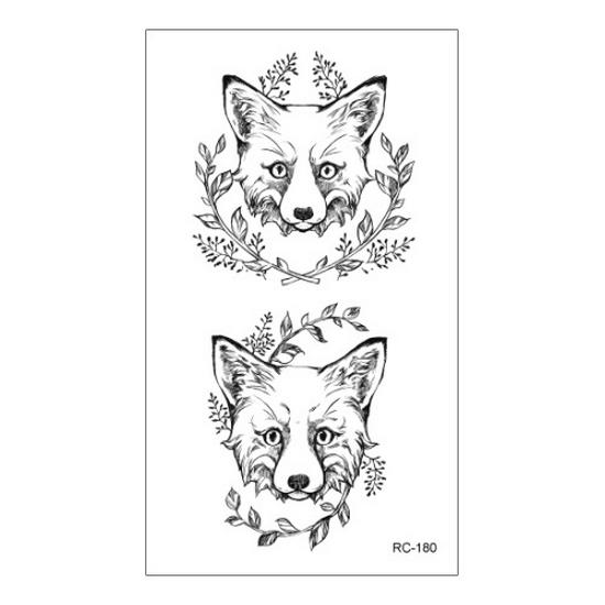 Waterproof Gradient Color Cartoon Temporary Tattoos for Men & Women