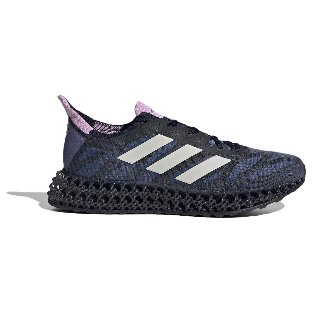 Adidas 4D Fwd 3 Round Toe Comfortable Non-Slip Wear-Resistant Low-Top Running Shoes Women Sneaker Deep-Blue IG8998