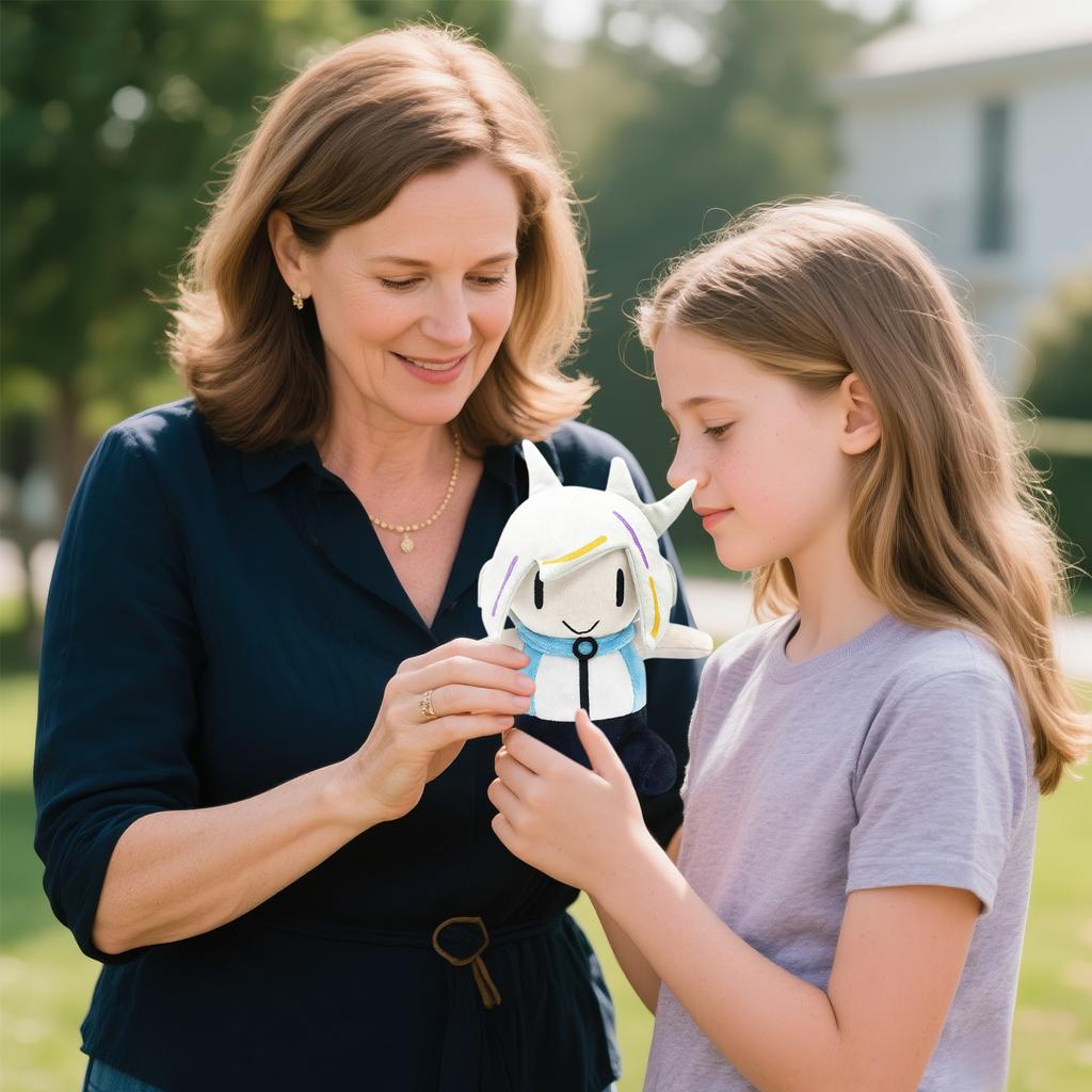 Plyšová Panenka, Dárek Hračka, Kreslený, Dětská Hadrová Panenka, Dětský Dárkový Polštář