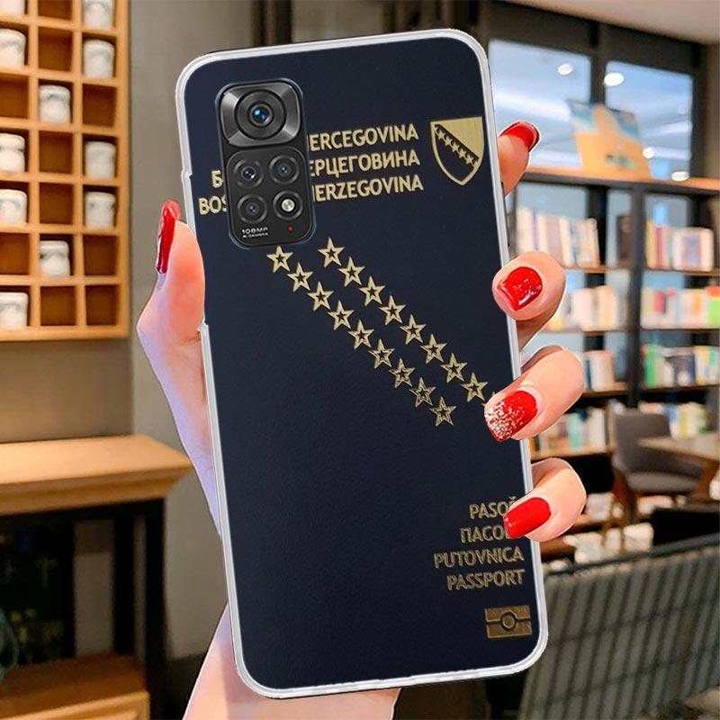 Bosnia And Herzegovina Flag Cover Phone Case For Xiaomi Redmi Note 15 14 13 12 11 10 Pro Plus 14S 12S 11S 11T 11E 10S Soft Funda