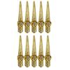 10pcs Gold Finger Sleeves for Unique Nail Art Designs Suitable for Artistics and Performers In Fashion Celebrations
