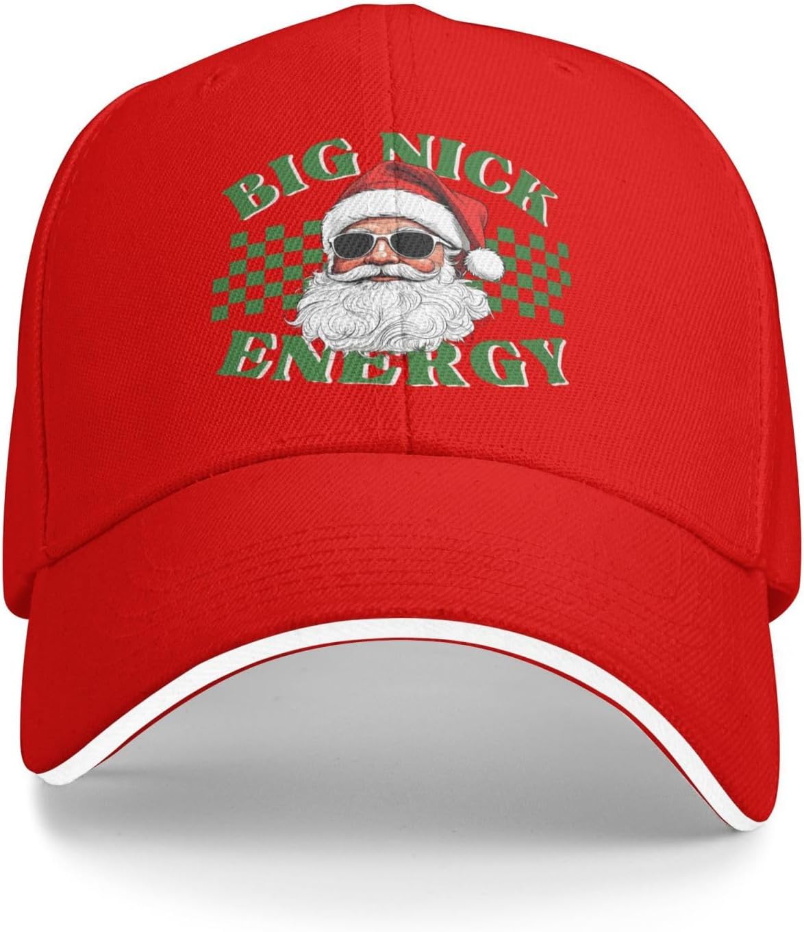 Santa Claus Baseball Cap Funny Christmas Polyester Adult Sports Hat One Size