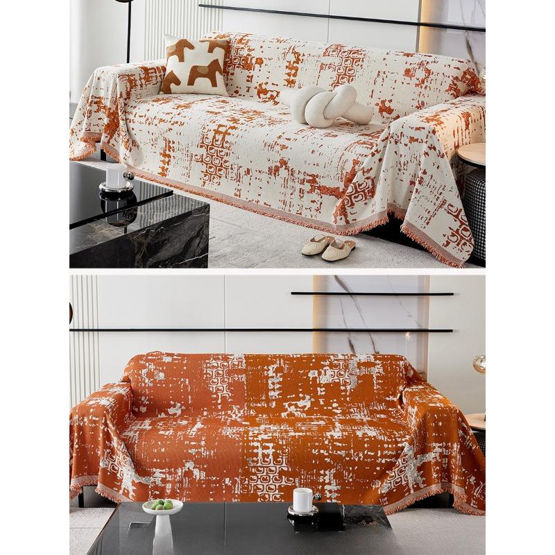 

INS стиль синель диванное полотенце противоскользящий чехол для обеих сторон тканевая подушка простой высокий смысл универсальный пылезащитный чехол 180*130