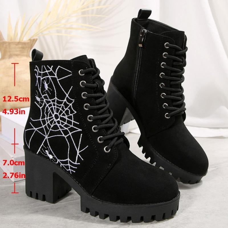 New Thick-soled Boots for Women, Mid-calf Boots, Height-increasing Ankle Boots and Women's Shoes