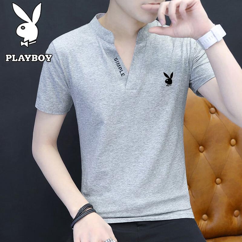 Playboy Men s V-Neck Short Sleeve T-Shirt XL