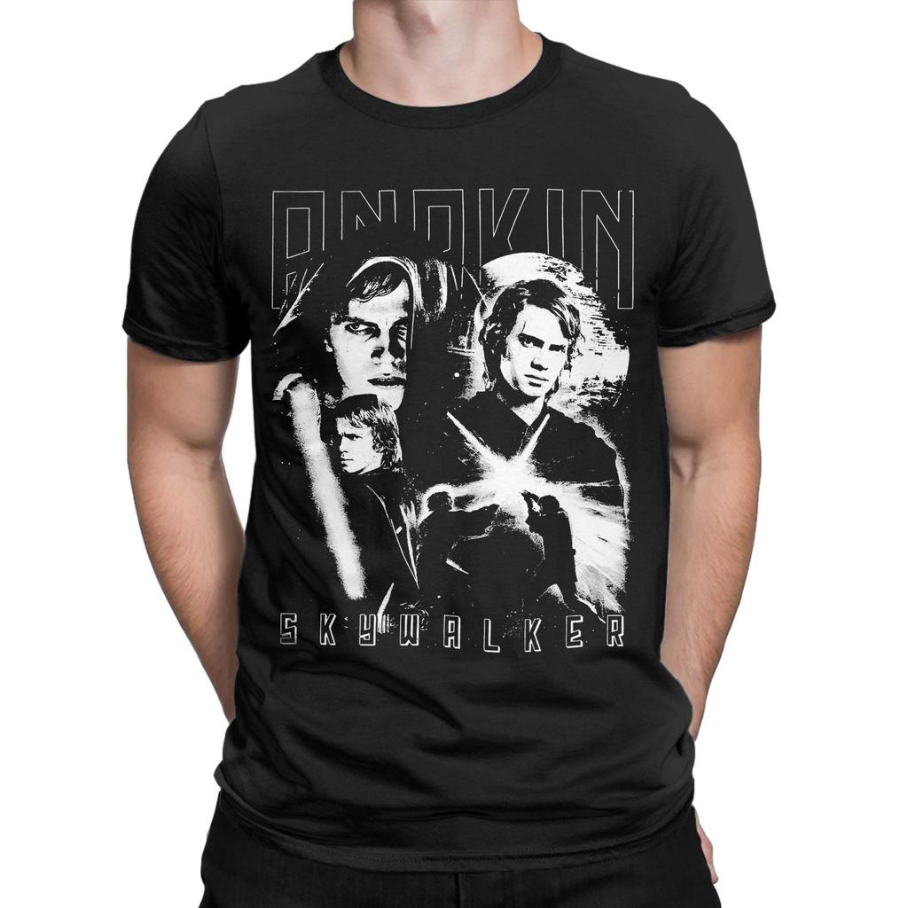 Anakin Skywalker T Shirt for Men Pure Cotton Casual T-Shirt O Neck  Tees Short Sleeve Clothing Plus Size