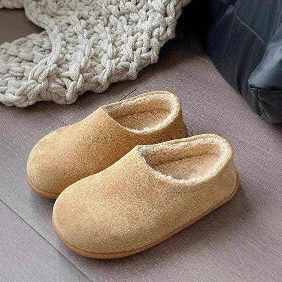 

Ретро-туфли в виде маленьких картофелин, мягкие туфли на толстой подошве для женщин, новые зимние туфли из хлопка с большим носком в иностранном стиле 2024 года 40