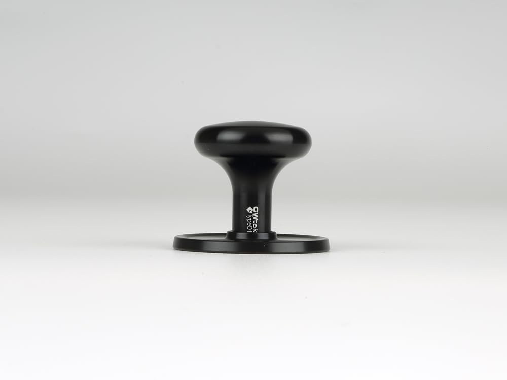 CWtek Billet Telephone Knob Type Machined Aluminum Insight Engineering TSUBA Knob, 01/A/BK, Alloy, Black, (Knob + Set)