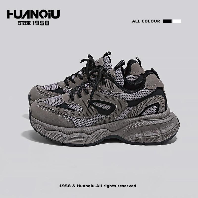 Global lace-up casual dad shoes 22 new temperament comfortable breathable shoes 35