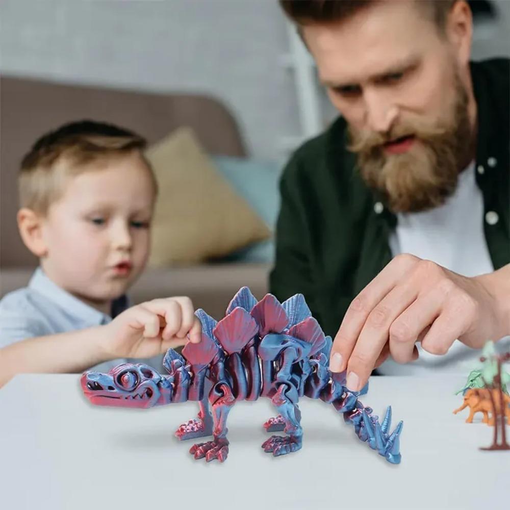 Tirannosauro Rex Stampato 3D Modello di Dinosauro Realistico Articolato Completamente Mobile Regalo di Compleanno Animali Realistici Decorazione da Scrivania