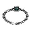 Inel Patrat Mic Elegant Pentru Femei Verighete Mic Verde Zircon Bijuterii Mirese Logodna Cadou