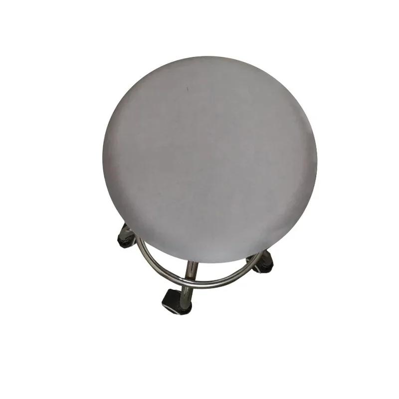Round Chair Cover Bar Stool Elastic Seat Cover Household Protection Chair Slipcover Dining Office Chair Anti-Dirty Seat Covers