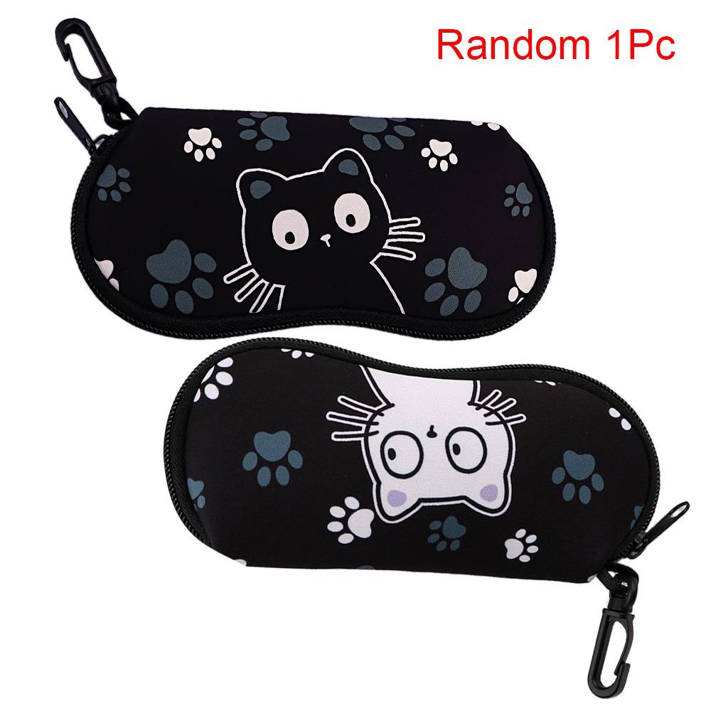 with Keyring Sunglasses Pouch Durable SunGlasses Holder Hanging Sunglasses  for Eyewear Accessories