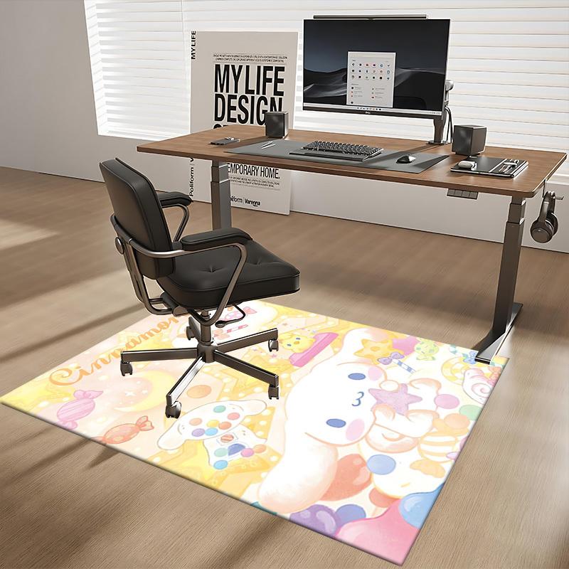 Cinnamoroll Anime Cartoon Design Chair Mat Non-Slip Carpet for Office, Home Decoration, Living Room, Bedroom, Game Room, Dormitory - Festive Gift Suit