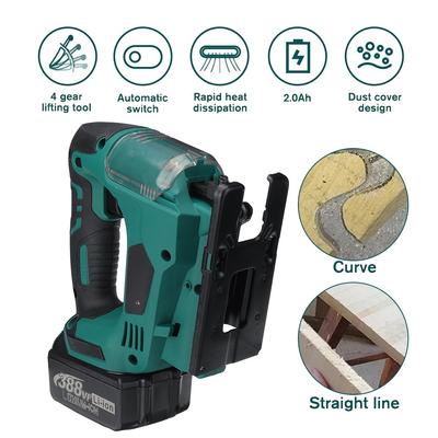 388VF Electric Brushless Jigsaw Rechargeable Adjustable Wood Metal Cordless Jig Saw Woodworking Tools for 18V Battery