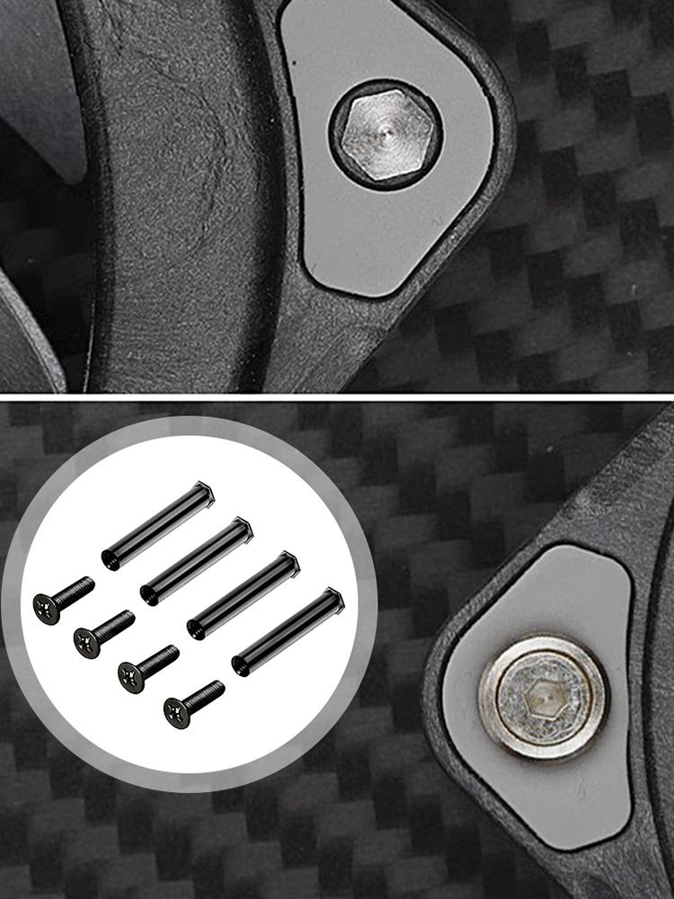 4pcs Chassis Fan Screws Enhanced Stability Cooling Fan Nut Screws Quieter Operation Cooling Fan Mount Screws for PC Case Fan