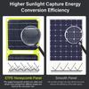 5V Portable Foldable Solars Panel ETFE Monocrystallines Silicon with Double USB and Port for Camping and Hiking