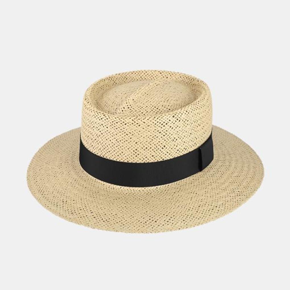 

Lcate Women s Boater Hat Summer Vacation Fedora Bow Hat Flat Hat Panama Hat LAN002