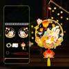 Transparent Mid-Autumn Festival Lantern DIY Craft Kit Light-Up Bunny Lantern  Party Decoration