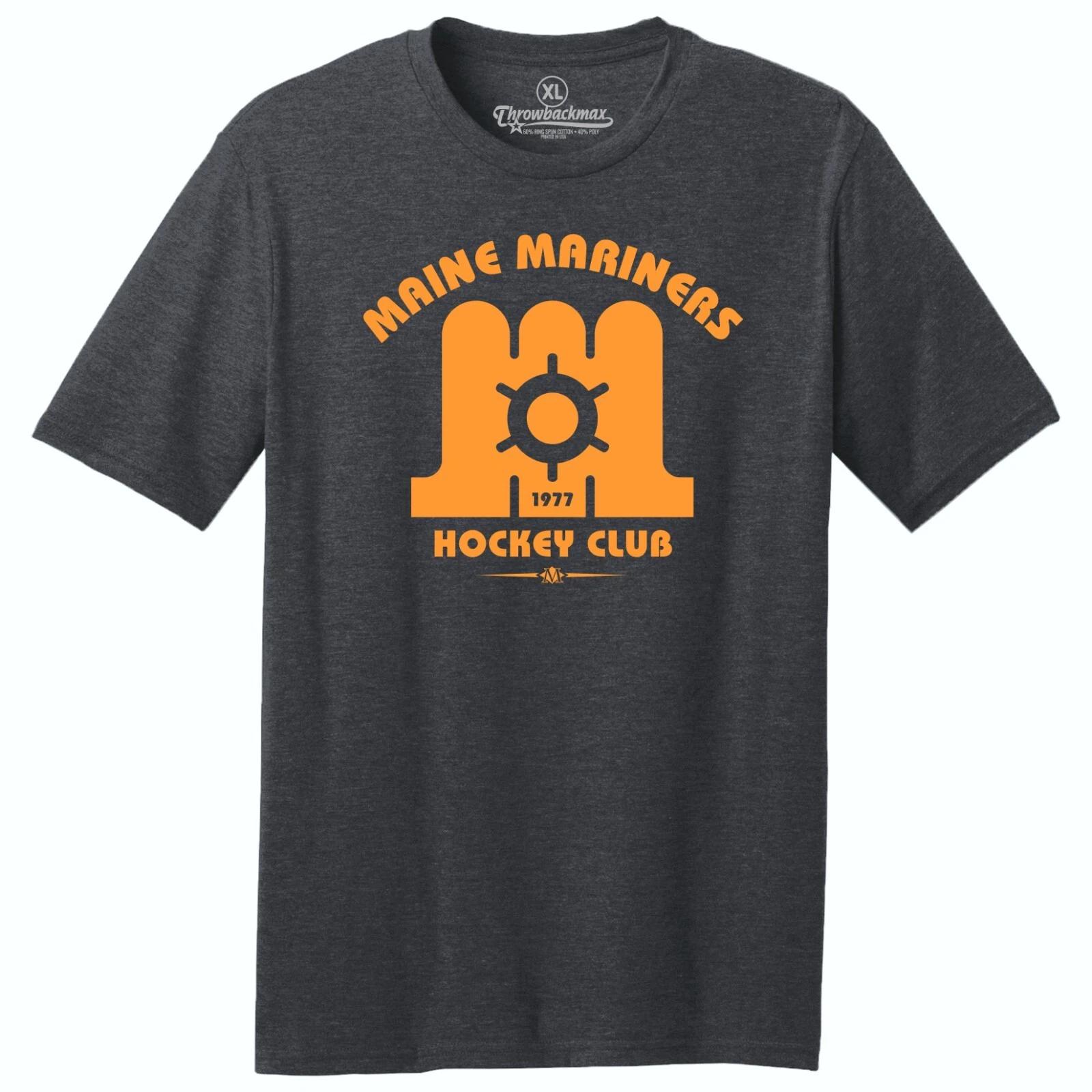 Maine Mariners 1977 Hockey TRI-BLEND Tee Shirt 4XL