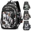 Oxford Fabric Student Backpack With Breathable Design For High School And College Use