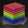 216 Boules Magnétiques Colorées 5mm Jouet Puzzle Éducatif Aimants