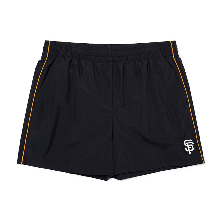 MLB San Francisco Giants Casual Shorts Unisex Black Moderate 3ASMB0423-14BKS XS