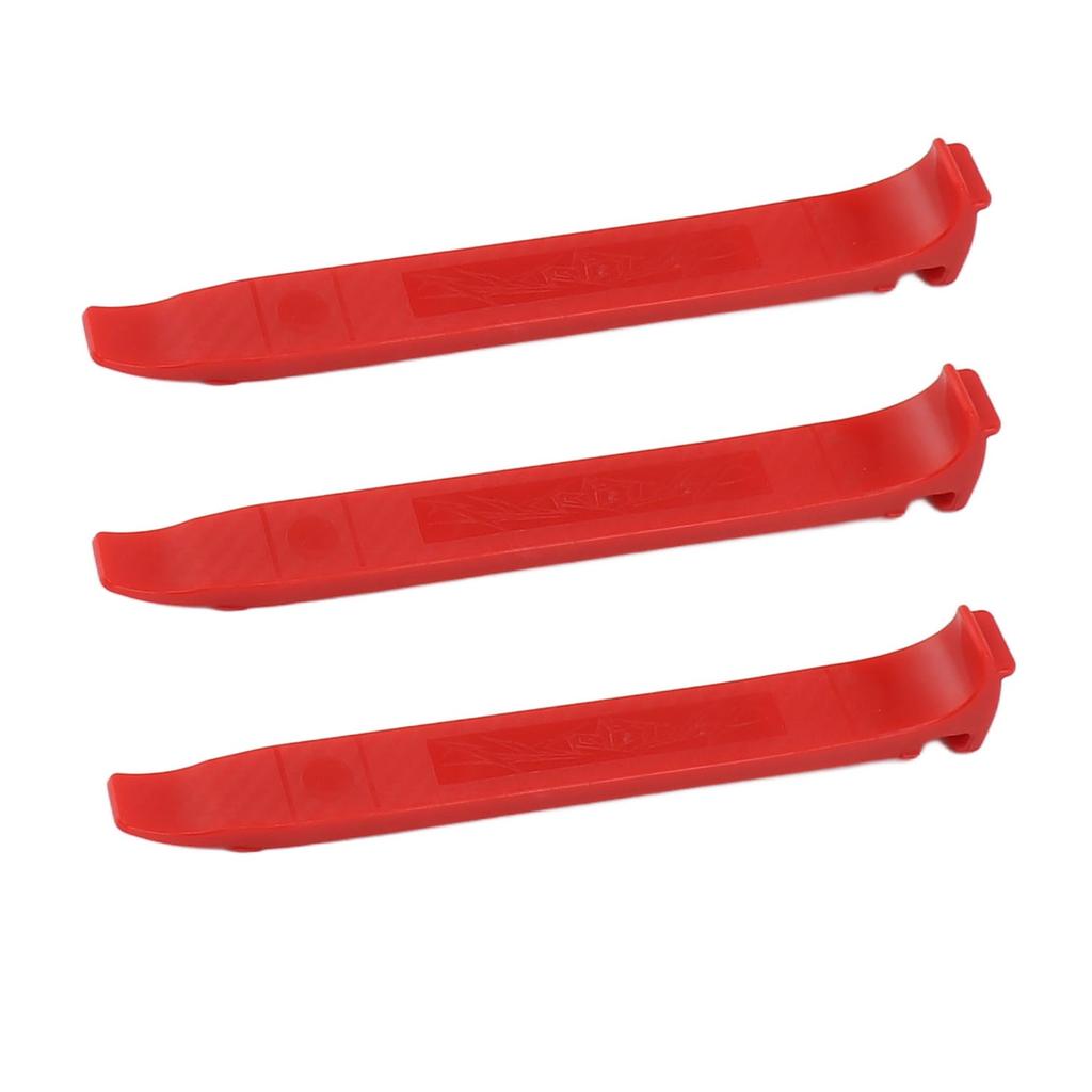 3 Pcs Bike Tire Lever PC Glass Fiber High Strength 16mm Widening Ergonomic Anti Slip Bike Tire Prying Rod Red