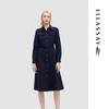 Women's Lapel Mid-Length Shirt Dress