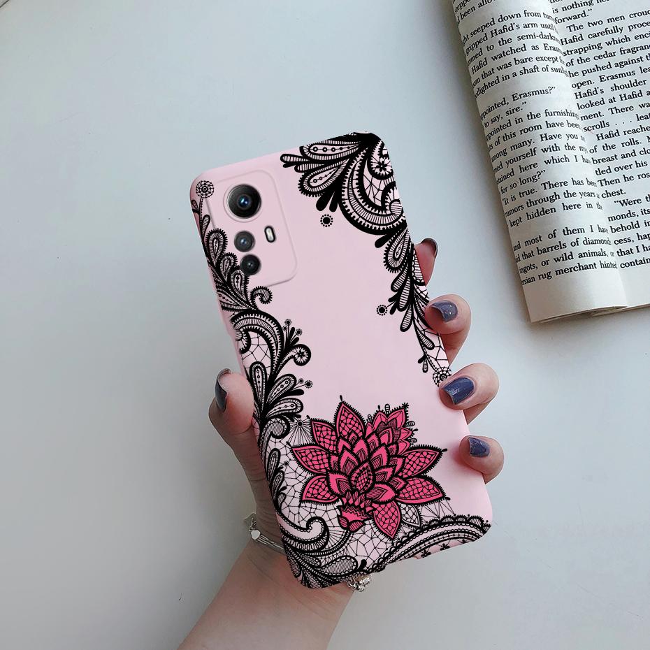 For Xiaomi Redmi Note 12S Case 4G Cat Cartoon Cute Silicone Back Cover for Redmi Note12s 2023 Fundas Note 12s 12 S 4G Soft Cases