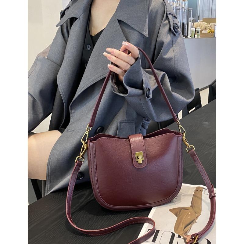 

Винтажная сумка через плечо из коровьей кожи для девочек, новая простая маленькая квадратная сумка высокого класса из натуральной кожи, универсальная сумка-кроссбоди, сумка-седло 24*9*19CM