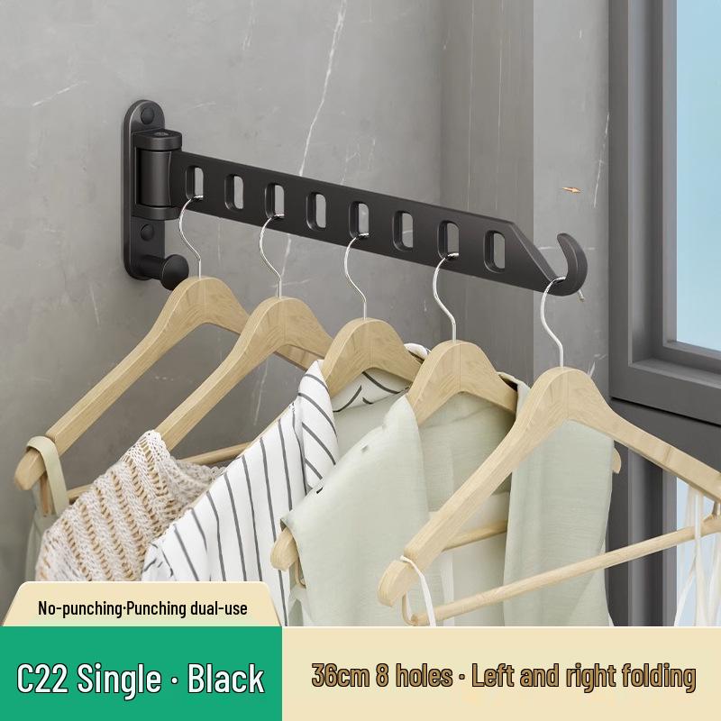 Retractable Folding Indoor Clothes Drying Rack for Balcony and Bathroom