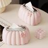Trendy Pumpkin Shaped Spring Tissue Box Creative Removable Paper Holder Abs Napkin Box Office Living Room