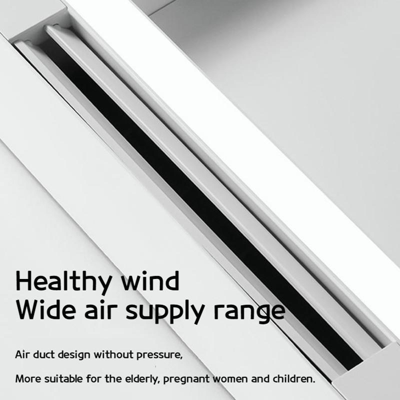 Household Energy Saving Bladeless Ceiling Fan Light 6 Speed Frequency Conversion Fan Lamp Intelligent Dimming Lighting Fan