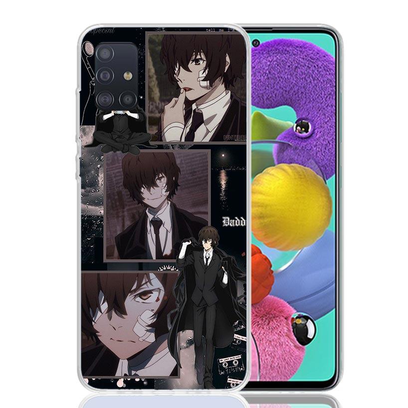 Bungo Stray Dogs Dazai Phone Case For Samsung Galaxy A52 A32 A22 A12 A02S A50S A30S A51 A31 AA71 Note 20 Ultra 10 S10 Plus Galax