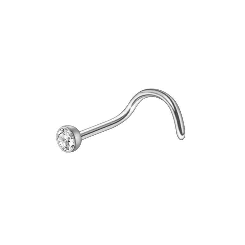 Bijoux Stud Anneau de Nez en Acier Inoxydable